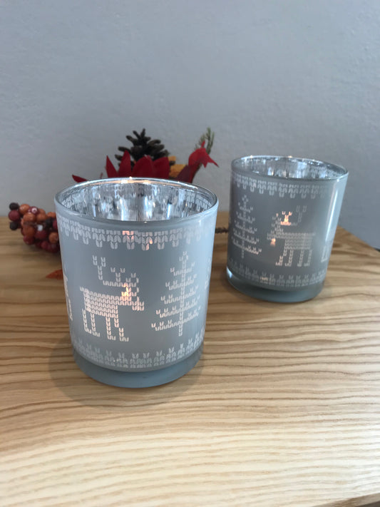 Windlicht "Weihnachts-Rentier"