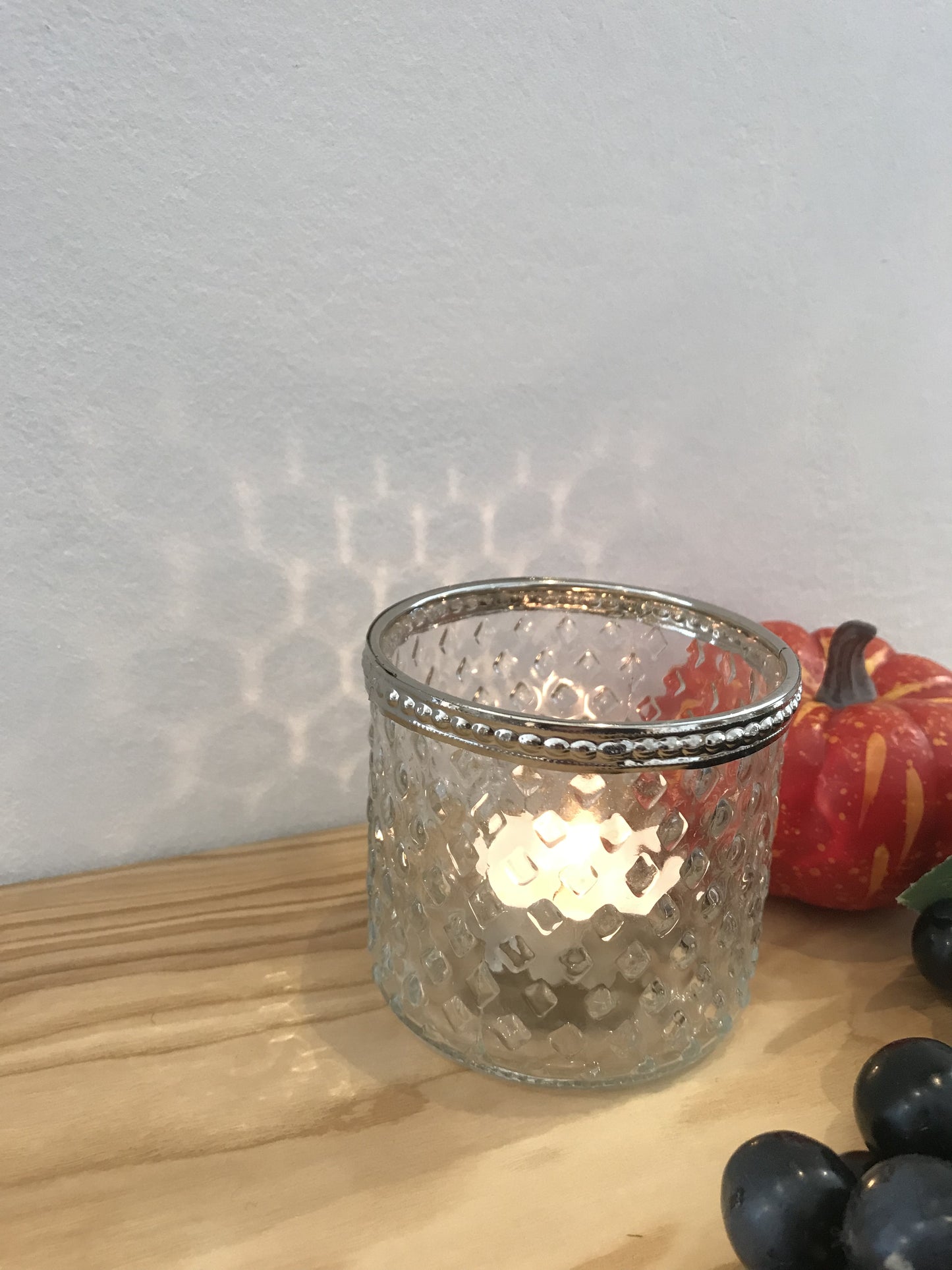 Kleines Windlicht in schöner Glas-Optik